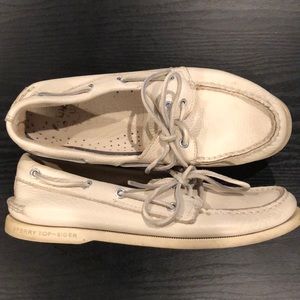 Sperry Top-Sider - White Leather - Men’s 8